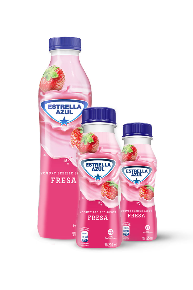 Yogurt bebible de Fresa
