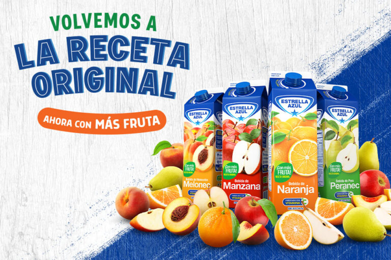 Estrella Azul renueva su imagen de jugos y regresa a su sabor original